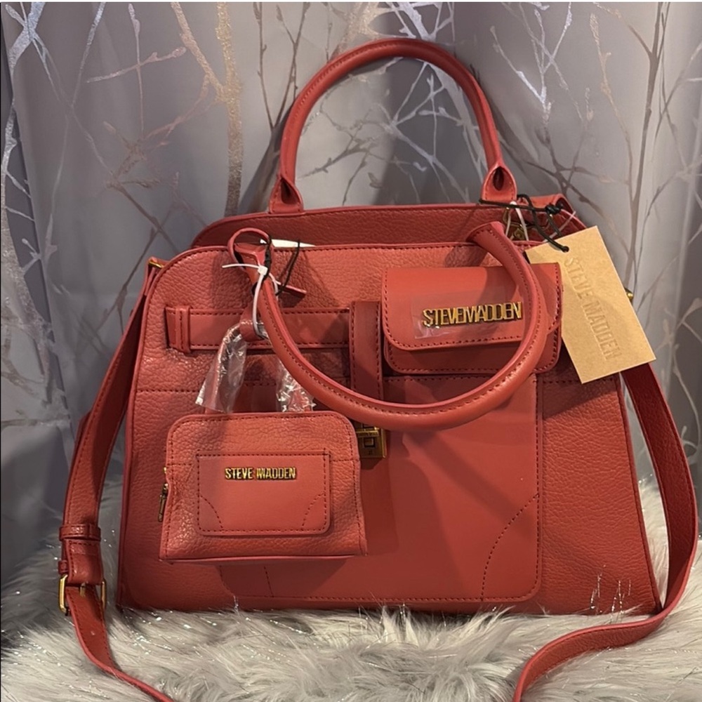 Steve Madden Pink Handbag Set